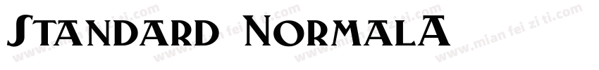 Standard NormalA字体转换